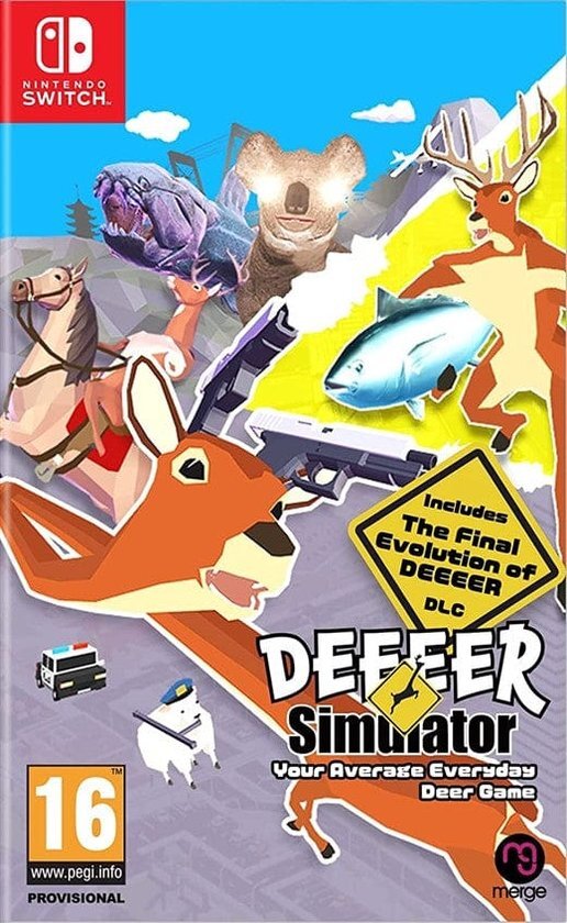 Merge Games Deeeer Simulator - Your Average Everyday Deer Game Nintendo Switch