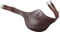 QHP Ruitersingel Luxe cuir marron foncé cheval 140 cm