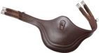 QHP Ruitersingel Luxe cuir marron foncé cheval 140 cm