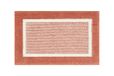 andiamo Maui Badmat, antislip, zacht en wollig, douchemat voor badkamer, antislip, wasbaar, 40 x 60 cm, roestrood