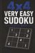 Very Easy 4x4 Sudoku Puzzle Book