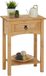 IDIMEX Table console SALSA en pin massif avec 1 tiroir