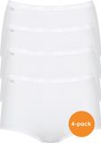 sloggi Basic+ Dames Maxi slip - 4-pack - Wit - Maat 38