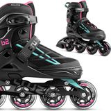 Movino Cruzer B2 - Inline Skates - Skeelers - Lagers ABEC-9 - Draagkracht tot 100 kg - Verstelbare (38-41)