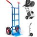 Handwagen Bagagerek Max Capaciteit 200 kg Staal Met Luchtwielen | Hand Trolley Opbergtas Houder voor Transportkrat