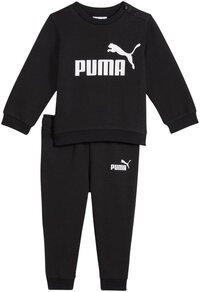 Puma Minicats ESS Crew Joggingpak Junior Zwart - Wit Maat 68