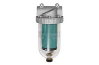 Speciale RIEGLER Special filter "Standard" with PC holder, 0.01 μm, BG 3, G 1/2, PE max. 16 bar, Med. ambient temp. Max 50 °C, drain valve: HA.