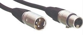XLR Cable - 3m - Male to Female - Black