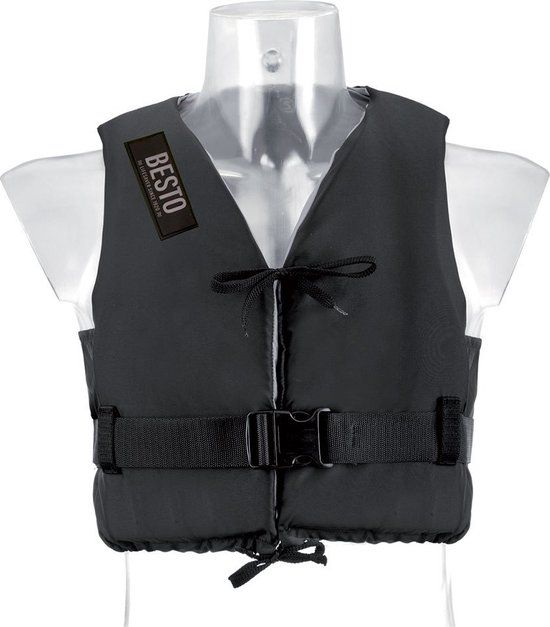 Besto Dinghy 50N Zwemvest - Zwart - Maat M (50-60kg)