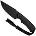 Civivi Gander C24058B-2, Black Stonewashed 14C28N, Black Canvas Micarta couteau fixe, Matt Gentry design