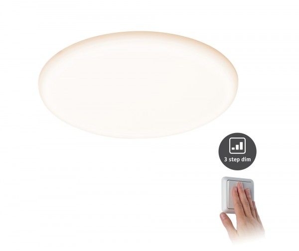 Paulmann Veluna VariFit LED-inbouwpaneel - Rond - 21W - 3000K - Dimbaar