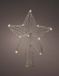 Decoris Kerst Ster Piek - LED Verlichting - Steady - Warm Wit - H25 cm