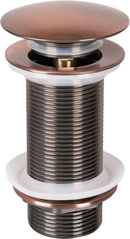 Differnz Wastafel Afvoerplug Pop Up Design 9.8 cm Koper