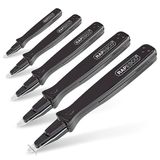 Rapesco 1737 Ontnieter voor Kantoor Model 101, Zwart, 5 Stuks | Business Pack