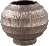 PTMD Pot de fleurs Cherith - 28x28x26 cm - Céramique - Bronze