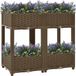 Maison Exclusive - Potager surélevé 80 x 40 x 71 cm en polypropylène