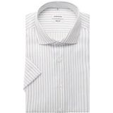 Seidensticker Regular Fit Short Sleeve Shirt White/Blue
