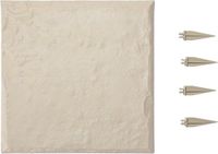 VEVOR 16x Stapstenen Tuinbestrating Plaat Steen Plaat Steenlook 395x395mm Beige