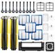JoyBros 24 stks Big-Kit Vervanging Onderdeel Accessoires Compatibel voor Shark IQ R101AE RV1001AE AV912S AV1002AE RV100AE UR1000SR Zij/Sweep Borstel Filter Hoofd/Roller/Cover/Zelfreinigende Base