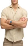 Superdry Riviera S/S Linnen Shirt Heren - Maat XL