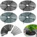 Famanu – Bloempotroosters set van 4 stuks, 30 cm diameter