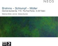 Klarinettenquintett NEOS Music Brahms: Clarinet Quintet Op. 115 | The Five Points | In 23 Teilen (CD)