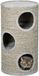 PawHut Kattentoren - Spaanplaat, Pluche - 38x38x70cm - Grijs