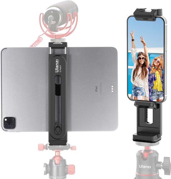 Ulanzi U-Pad II - iPad & Smartphone Houder - Max 12.9 inch - Zwart