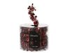 Decoris guirlande lametta xs étoile 3.5x700cm en plastique, couleur rouge
