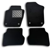 Vloermatten Seat Vloermatten voor Seat Ibiza 6J 2008-2017 Fix rond, precies passend, antislip, hakbeschermers van pvc, fixeeranker