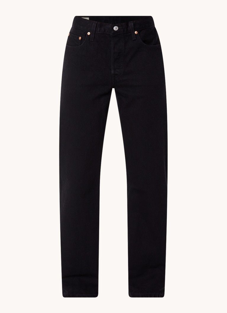 Levi's 501 90's Mid Waist Straight Leg Jeans - Colored Wash