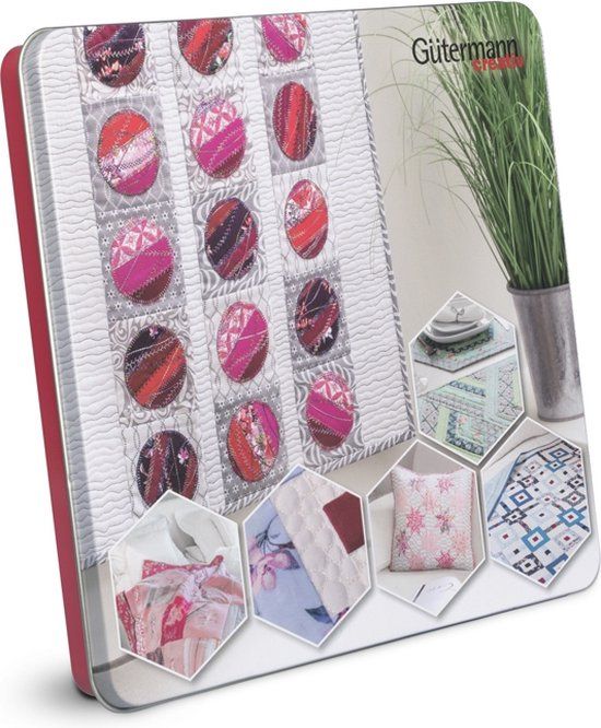 Gutermann Gütermann creativ Cotton Box met 30 coils katoen C Ne 50 100 m op kleur gesorteerd, 799780, meerkleurig
