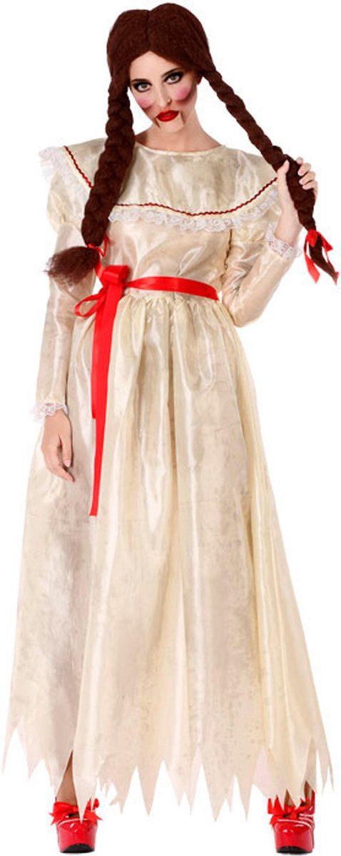 Atosa Costume for Adults Possessed girl White - XL
