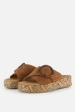 Jana Tamaris Comfort Slippers cognac Leer - Dames - Maat 40
