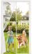 Hor pour porte 110x220 rideau magnétique anti-insectes blanc