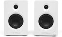 Victrola Tempo Bluetooth-boekenplankluidsprekers – Kamervullend Hi-Fi-geluid, Auracast multi-speaker streaming, Bluetooth-connectiviteit, USB-C- en draaitafelingangen, subwooferuitgang (Paar, Wit)