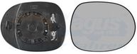 VanWezel 2580838 - Miroir rétroviseur droit pour Honda Civic 3 et 5 portes de 2006 à 2012