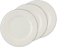 Givi Italia Assiettes à gâteau - 40x - argent gris - rond - papier/carton - 21cm