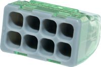BES LED Vintex Lasklem - 8 Polig - 0.2-2.5 mm2 - Grijs - 250 Stuks