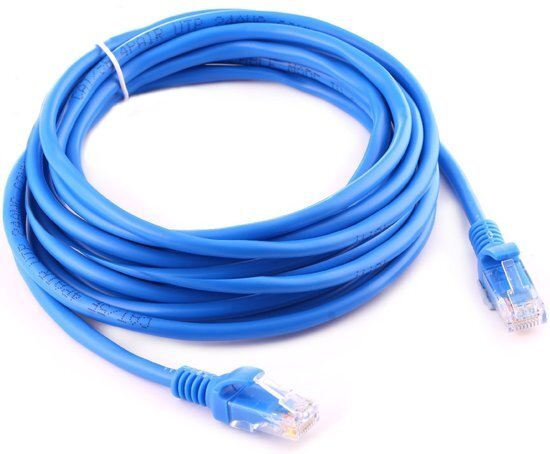 By Qubix internetkabel van - 10 meter - blauw - CAT5E ethernet kabel - RJ45 UTP kabel met snelheid van 1000Mbps - Netwerk kabel van hoge kwaliteit