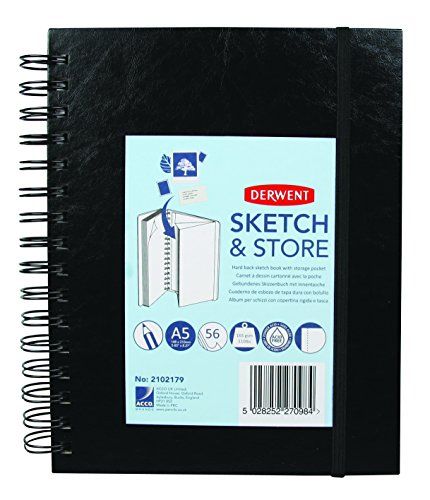 Derwent Sketch and Store Schetsboek - A5 - Harde Kaft - 56 Vellen