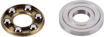 Reely Roulement à billes, axial Acier chromé Diamètre intérieur : 6 mm Diamètre extérieur : 13 mm Vitesse de rotation (max.) : 10000 tr/min
