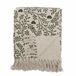 Bloomingville Maribelle plaid 130 x 160 cm Katoen, Polyester, Viscose Groen