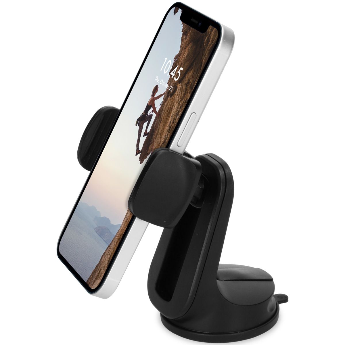 Accezz Telefoonhouder Auto - Universeel - Dashboard & Voorruit - Zwart