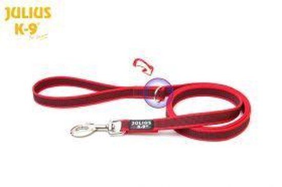 JULIUS K9 Anti Slip Hondenriem Rood 20MM x 1.2M - Trainingslijn