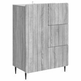 vidaXL Dressoir Grijs sonoma 66 x 34,5 x 91,5 cm Bewerkt hout