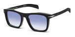 David Beckham DB 7000/S BLACK/BLUE SHADED 53/20/145 Herrenbrillen Zonnebrillen