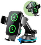 GuMosh 15 W mobiele telefoonhouder voor de auto met oplaadfunctie