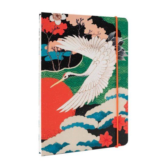 Kokonote Japanese Crane Sewn A5 Notitieboek - Multicolours