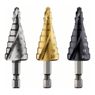 Bosch Stappenboor HSS-TiN 4 - 20 mm 1/4" - 9 stappen